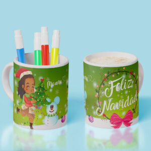 Taza Navidad Princesas 06