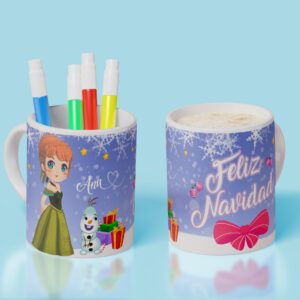 Taza Navidad Princesas 07