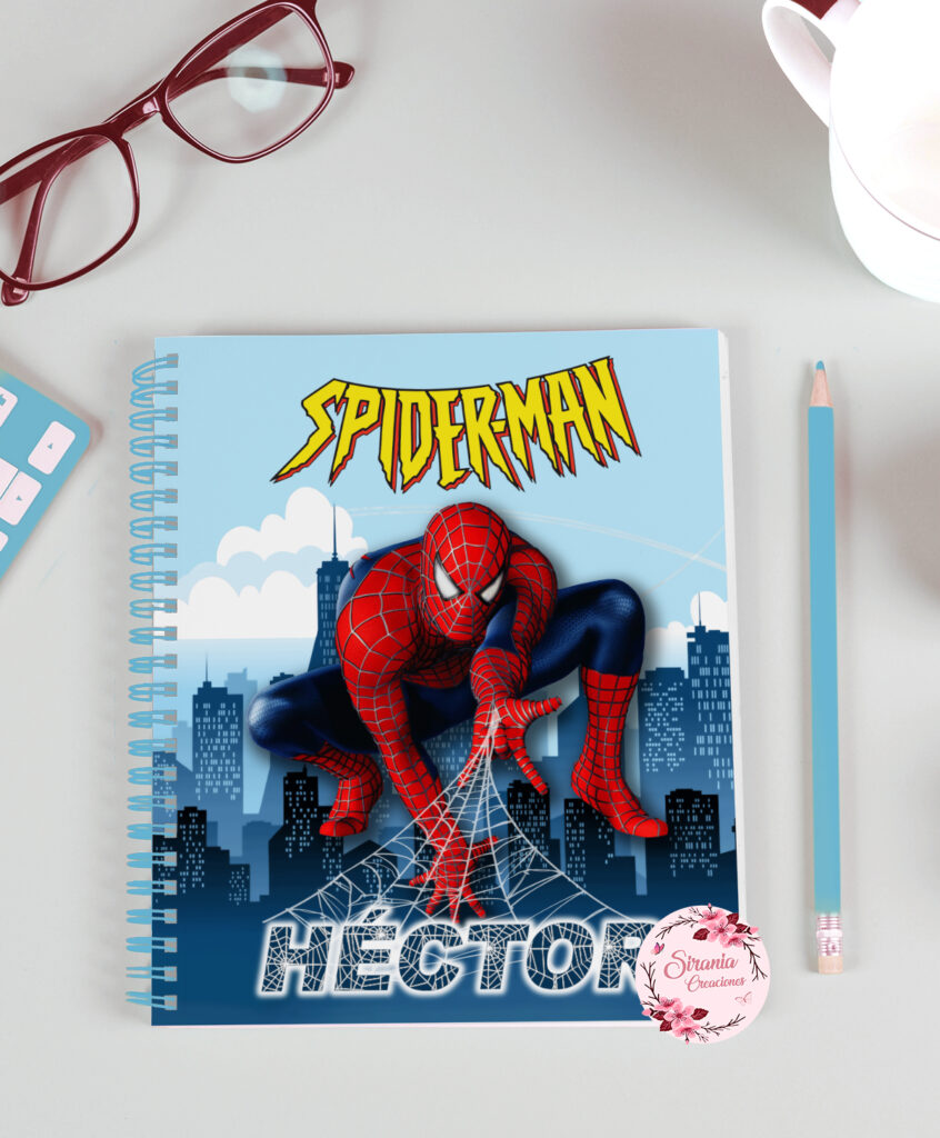 Cuaderno Spiderman - Sirania Creaciones