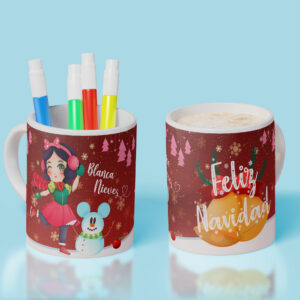 Taza Navidad Princesas 01