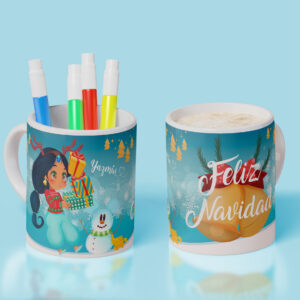 Taza Navidad Princesas 03