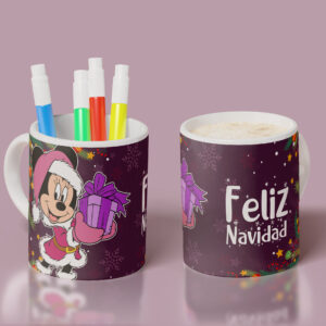 Taza Navidad Minnie 09