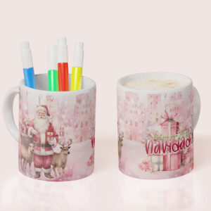 Taza Navidad Rosa 05